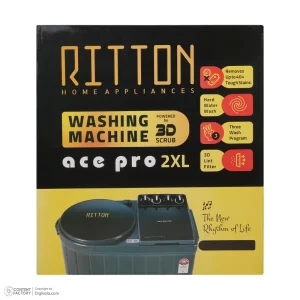 ماشین لباسشویی 18 کیلوگرم نیمه‌اتوماتیک ریتون مدل     RWM-1730 ACE PRO 2X
