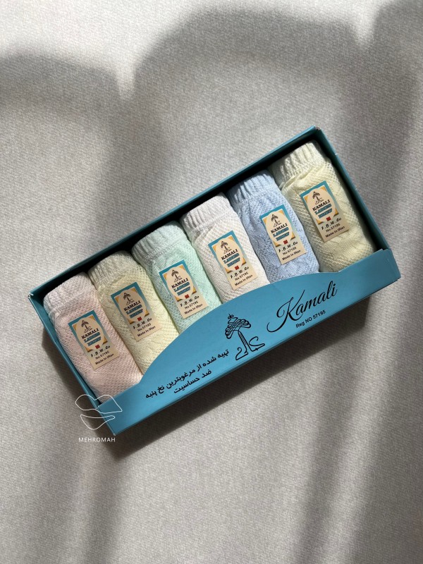 شورت نخی لیفه ای 6 عددی زنانه کد 97