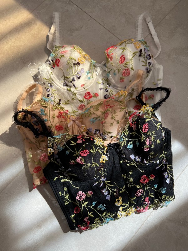 ست کرستی توری گلدار کد 106