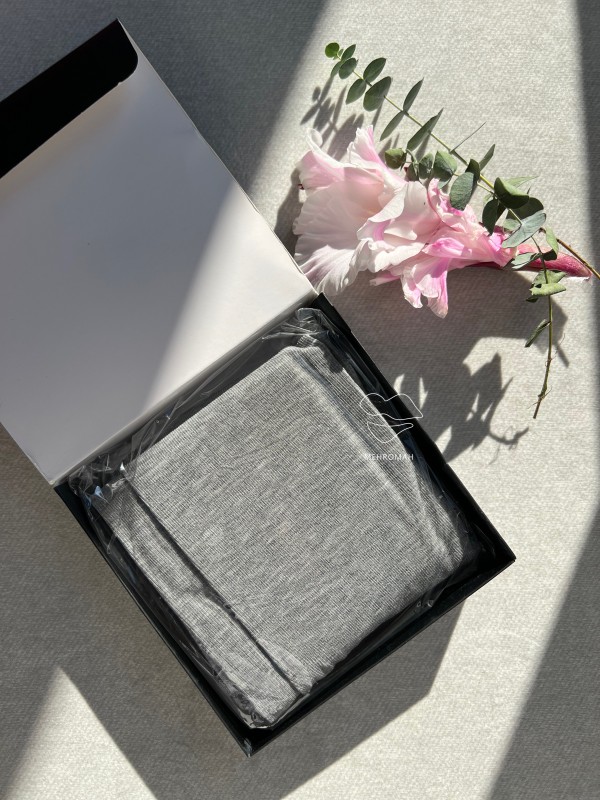 جوراب شلواری کبریتی طوسی کد 116