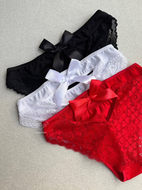 شورت دانتل  پاپیون کد156