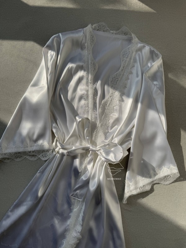 ست ساتن  ANGEL سفید کد 180