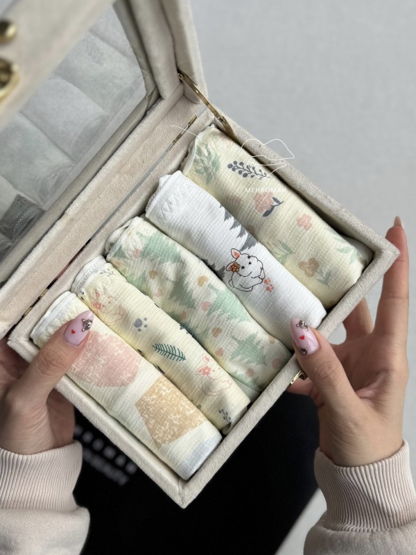 شورت طرحدار خرگوش و کاج کد 260