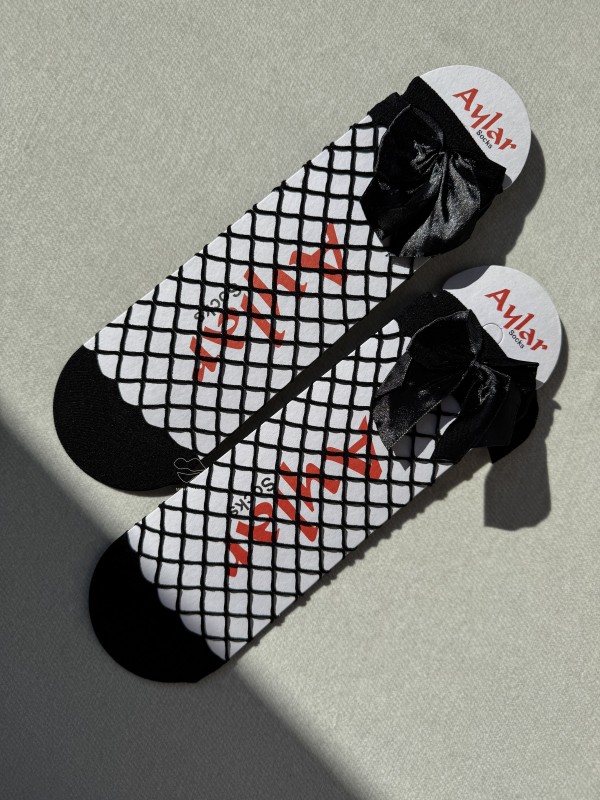 جوراب مچی فیشنت پاپیون دار کد266