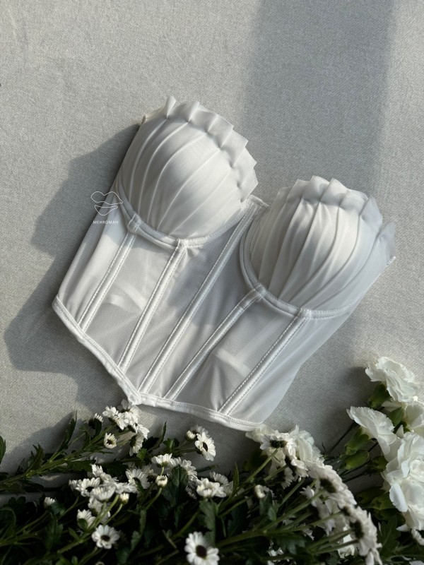 تاپلکس تور حریر صدفی کد293