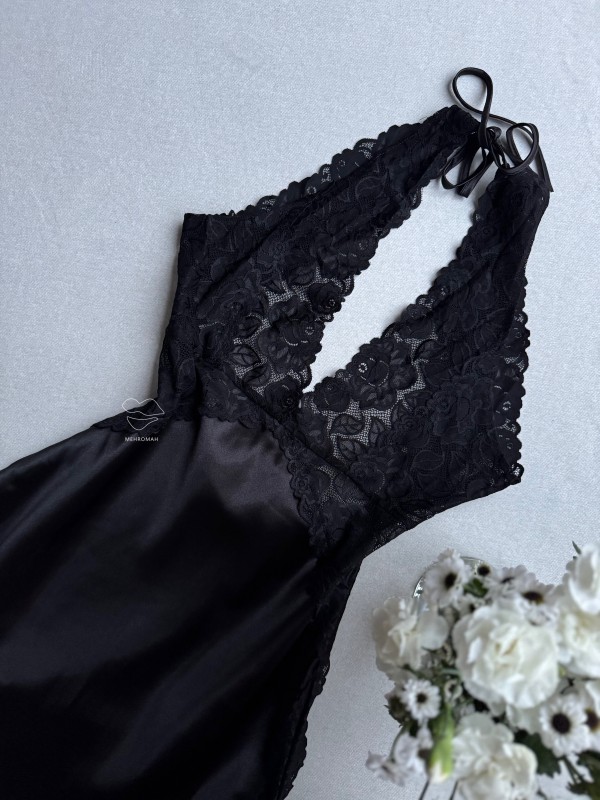 پیراهن خواب ساتن Ema کد296