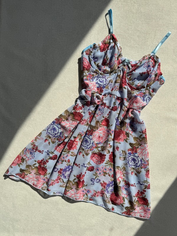 پیراهن حریر بهار کد311