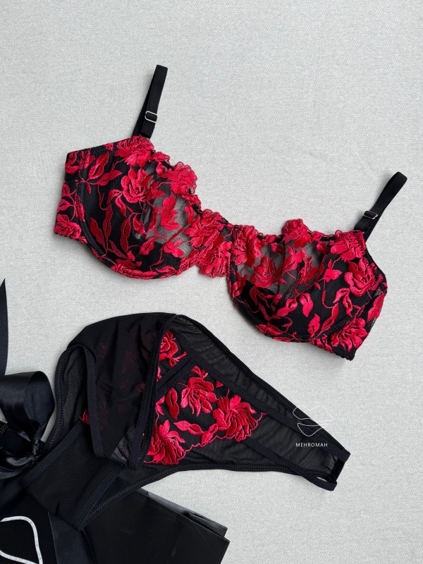 ست تور گلسرخی کد 366