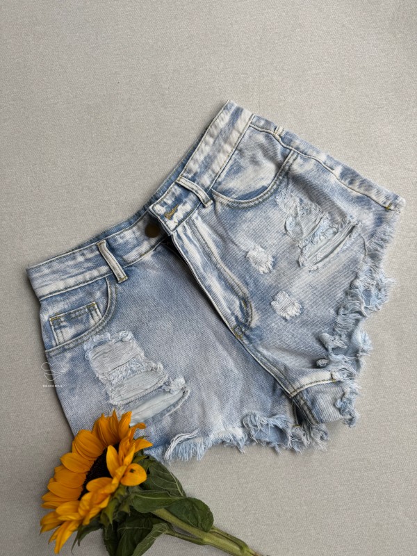 شورتک جین زاپدار کد 371