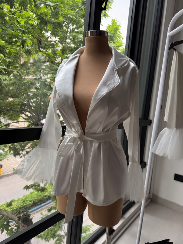 ست ساتن لبه توردار لورنزا کد 426