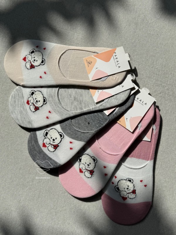 جوراب کالجی خرسی کد 435