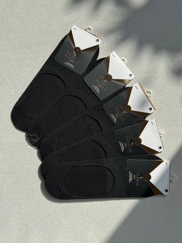 جوراب کالجی مشکی کد 436