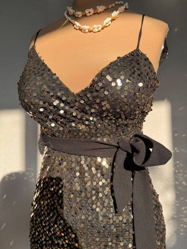 پیراهن کوتاه پولکی کد 536