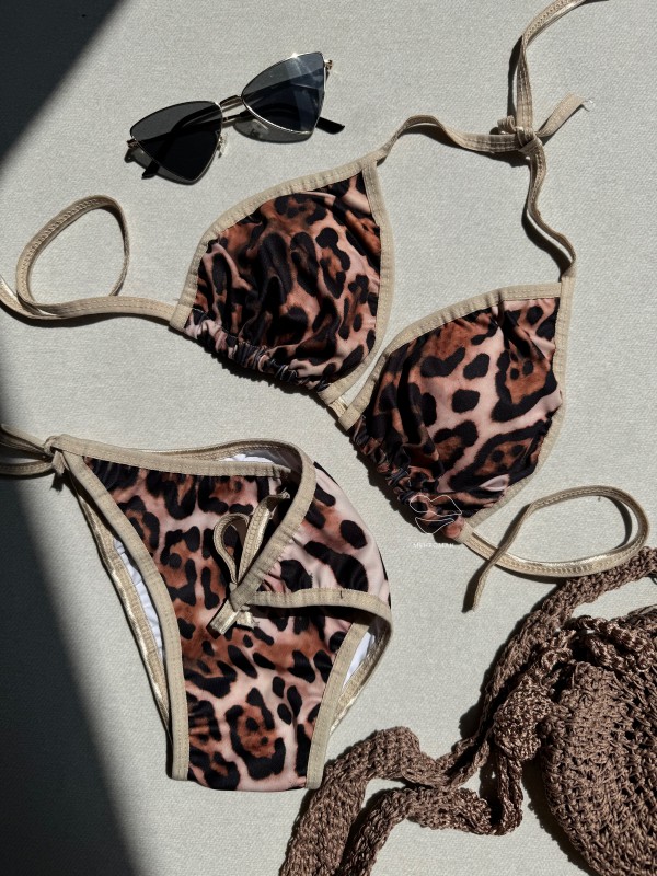 ست بیکینی پلنگی کد 544