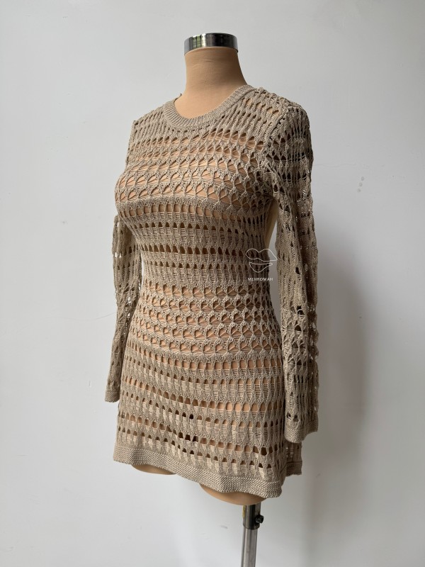 رومایویی آستین دار بافت کد 578