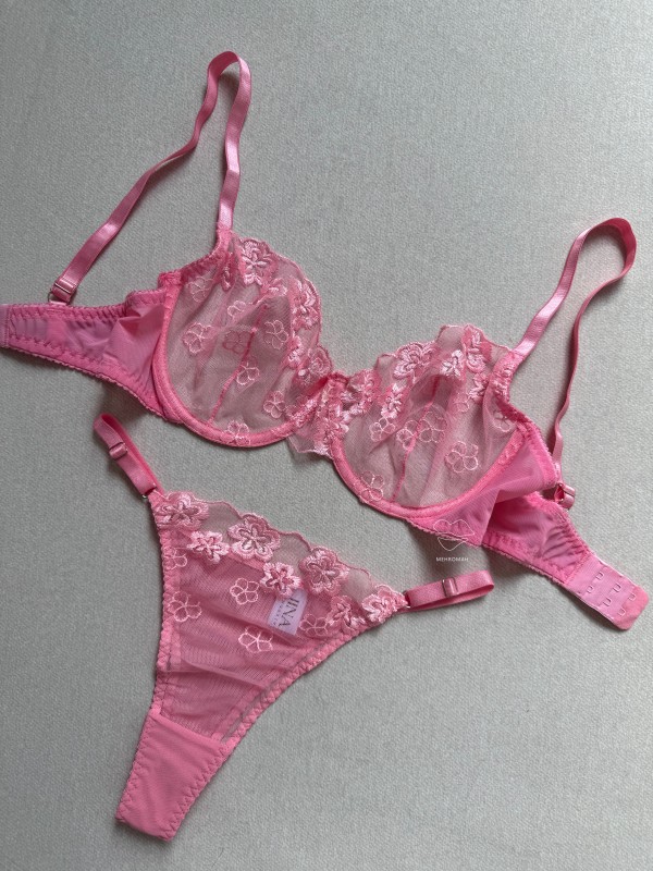 ست تور صورتی پرنسسی کد 599