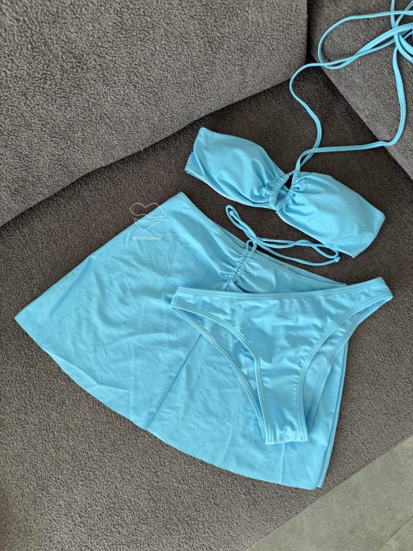 ست بیکینی و رومایویی گتر دار کد 618