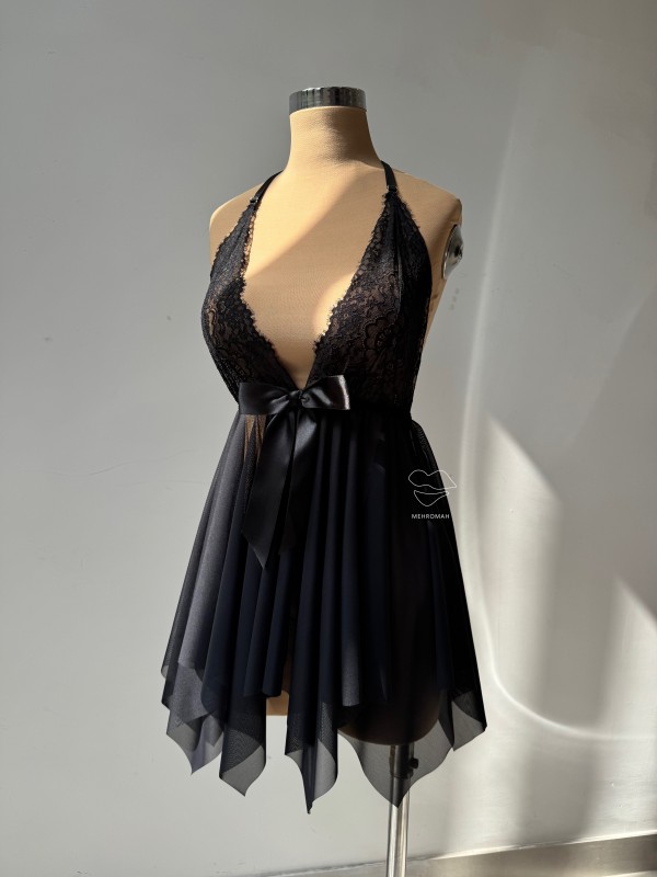 لباسخواب جلو چاکدار حریری کد 627