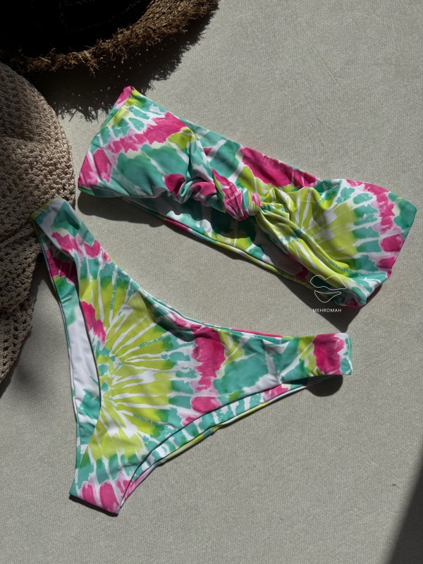 بیکینی دکلته جلوگره ای کد 632