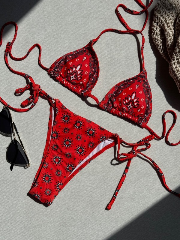 بیکینی گره ای بته جقه کد 669