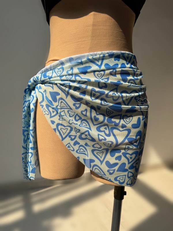 رومایویی دامنی حریر قلبی کد 681