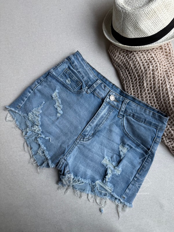 شلوارک جین کوتاه کد 691