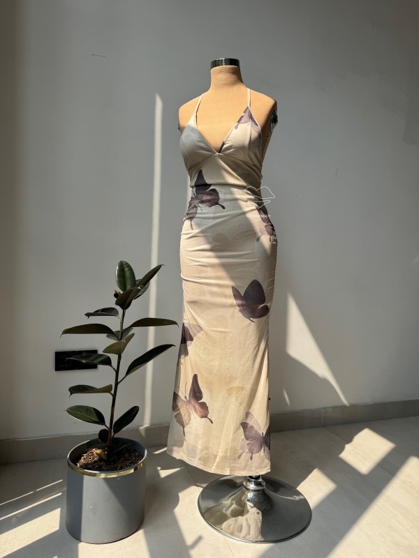 پیراهن بند ضربدری پروانه ای کد 700