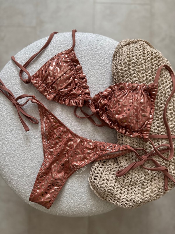 بیکینی پلنگی چین دار کد 706