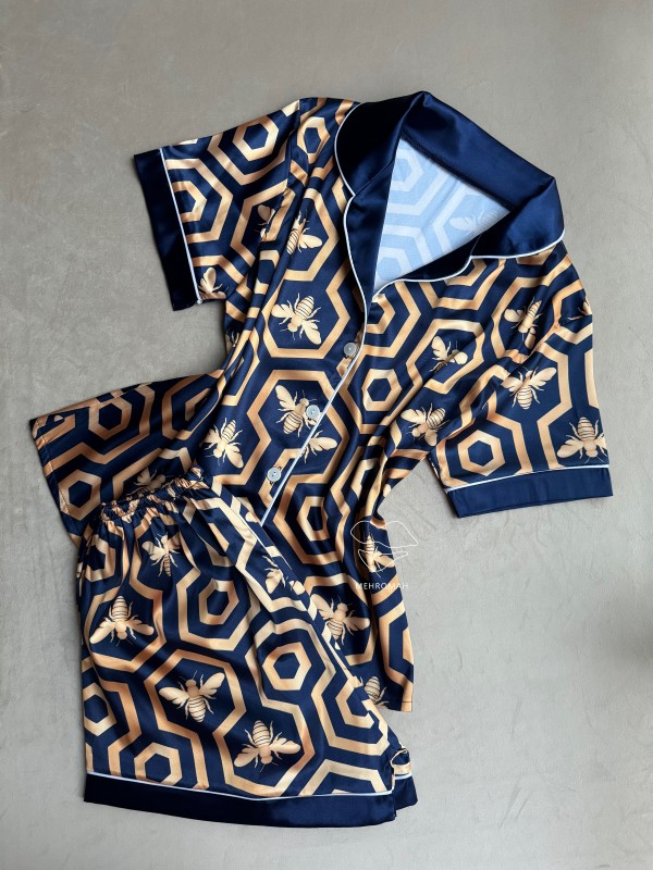 ست آستین کوتاه و شلوارک کندو کد 718