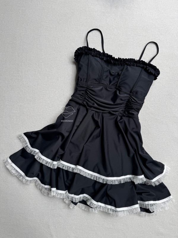 مایو دامنی چین دار کد 754