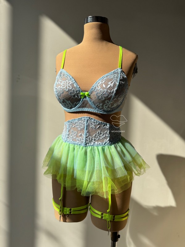 ست فانتزی دامنی با گارتر کد 764