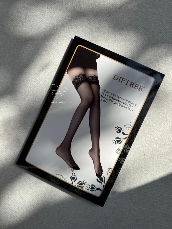 جوراب بالا زانو شیشه ای کد 786