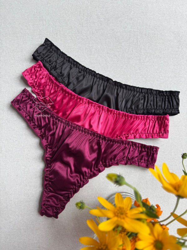 شورت ساتن فانتزی کد 804