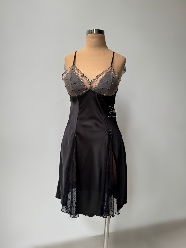 پیراهن خواب ساتن کاپ دالبری کد 813