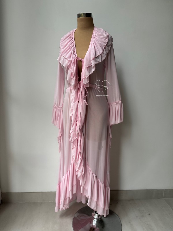 ربدوشامبر حریر باربی کد 837