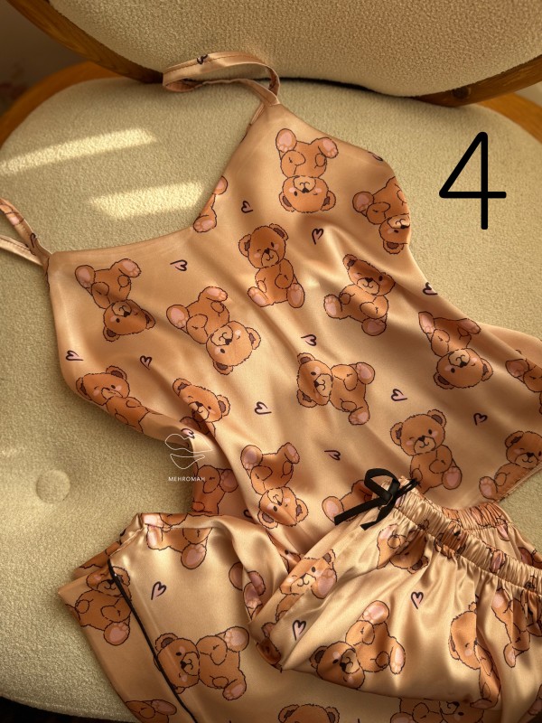 تاپ و شورتک ساتن کد 907