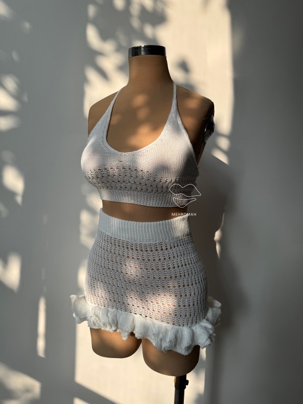 ست رومایویی بافت کوتاه کد 933