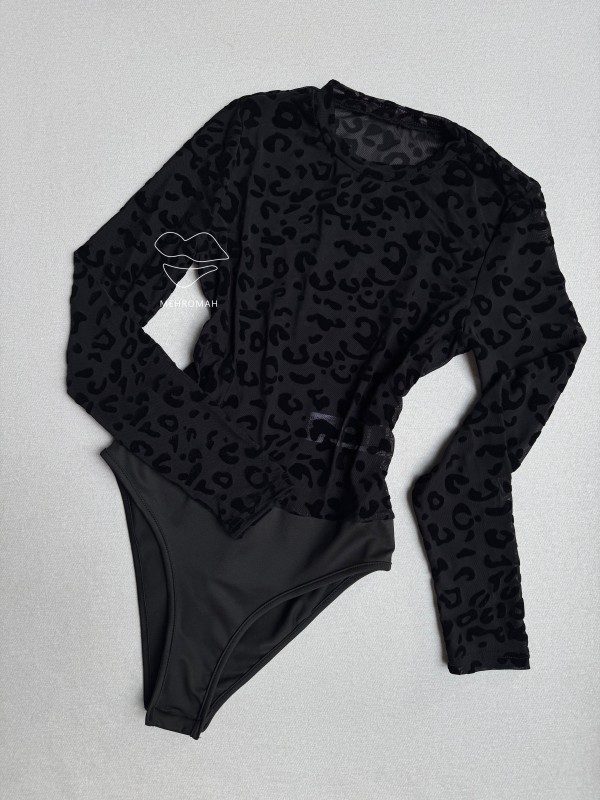 بادی حریر پلنگی کد 978