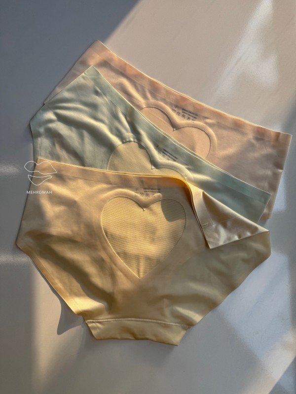 شورت ساتن قلبی کد 979