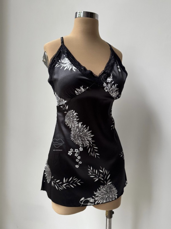 پیراهن ساتن میخک کد 985