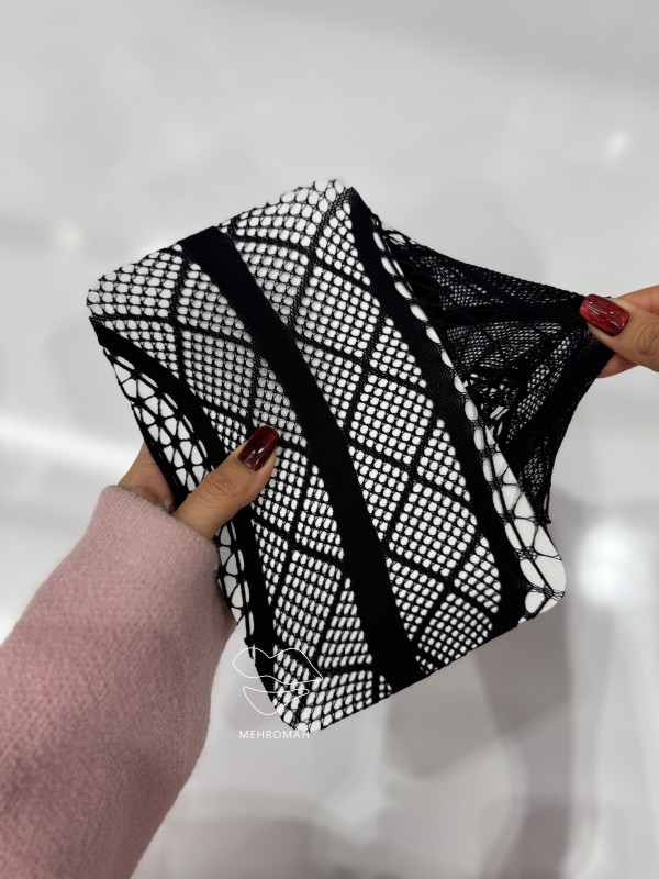 جوراب شلواری زنبوری طرحدار کد 997