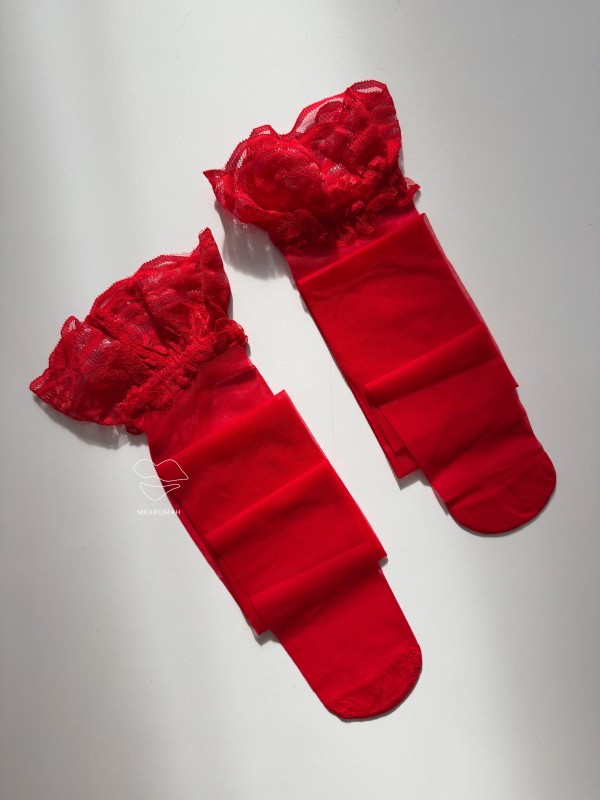 جوراب بالا زانو شیشه ای کد 786