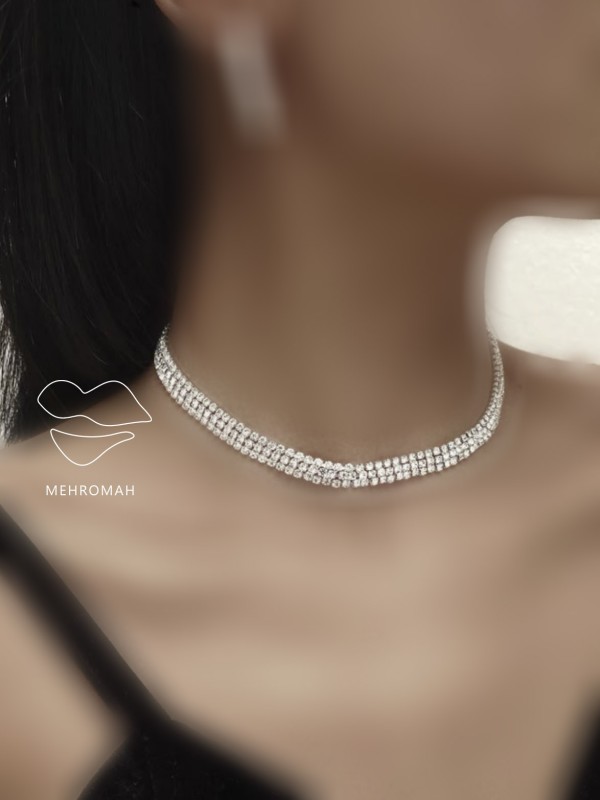 چوکر گردنی نگین دار کد 1049