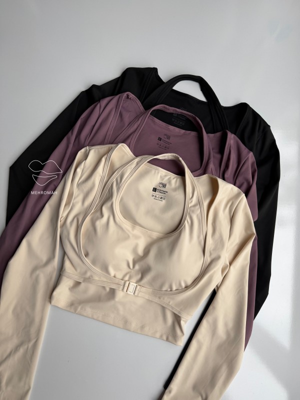 نیمتنه ورزشی آستین دار کد 1086