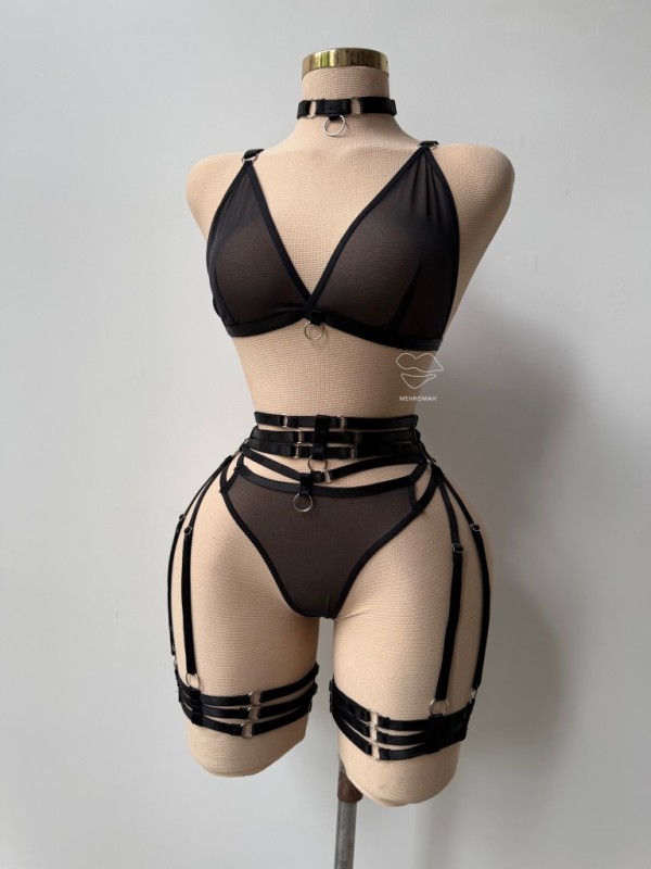 ایراددار-کاستوم فانتزی حریر حلقه دار کد 00
