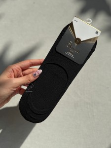 جوراب کالجی مشکی کد 436