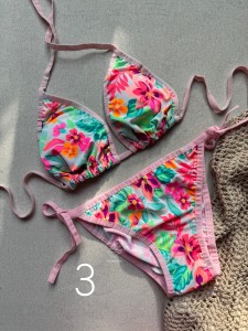 بیکینی گره ای رنگی کد 601