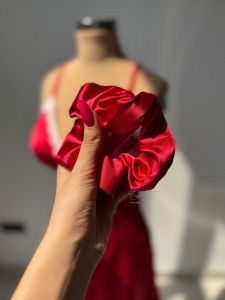 ست ساتن لورنزا قرمز
