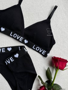 ست شورت و نیم تنه LOVE کد 774