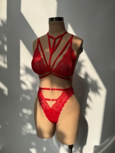 هارنس فانتزی دو تکه چوکر دار کد 853